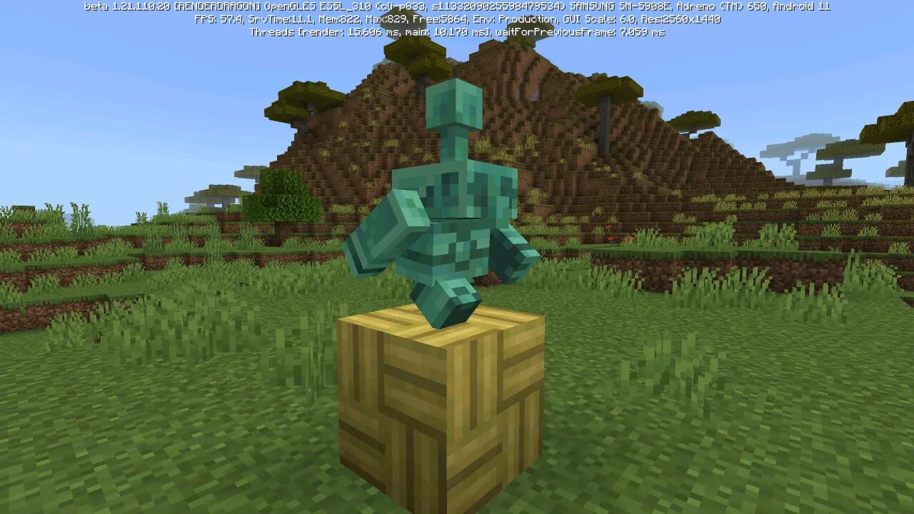 Голем застыл в позе в Minecraft 1.21.100