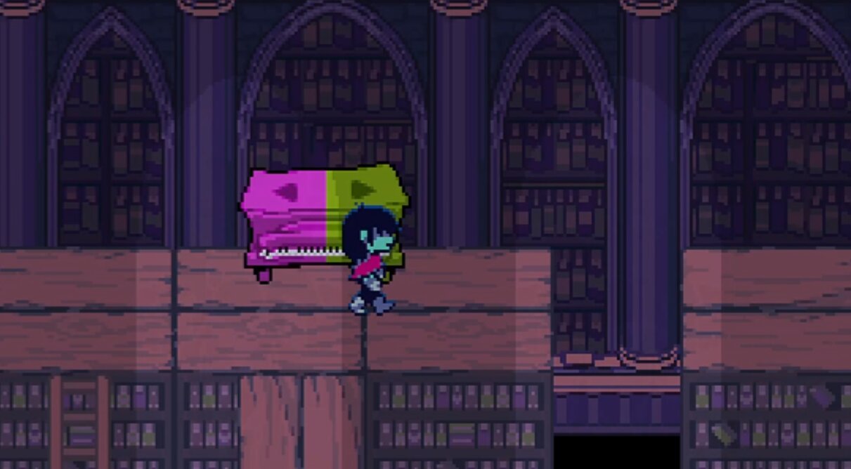 Как решить загадку с пианино и книжными шкафами в Deltarune