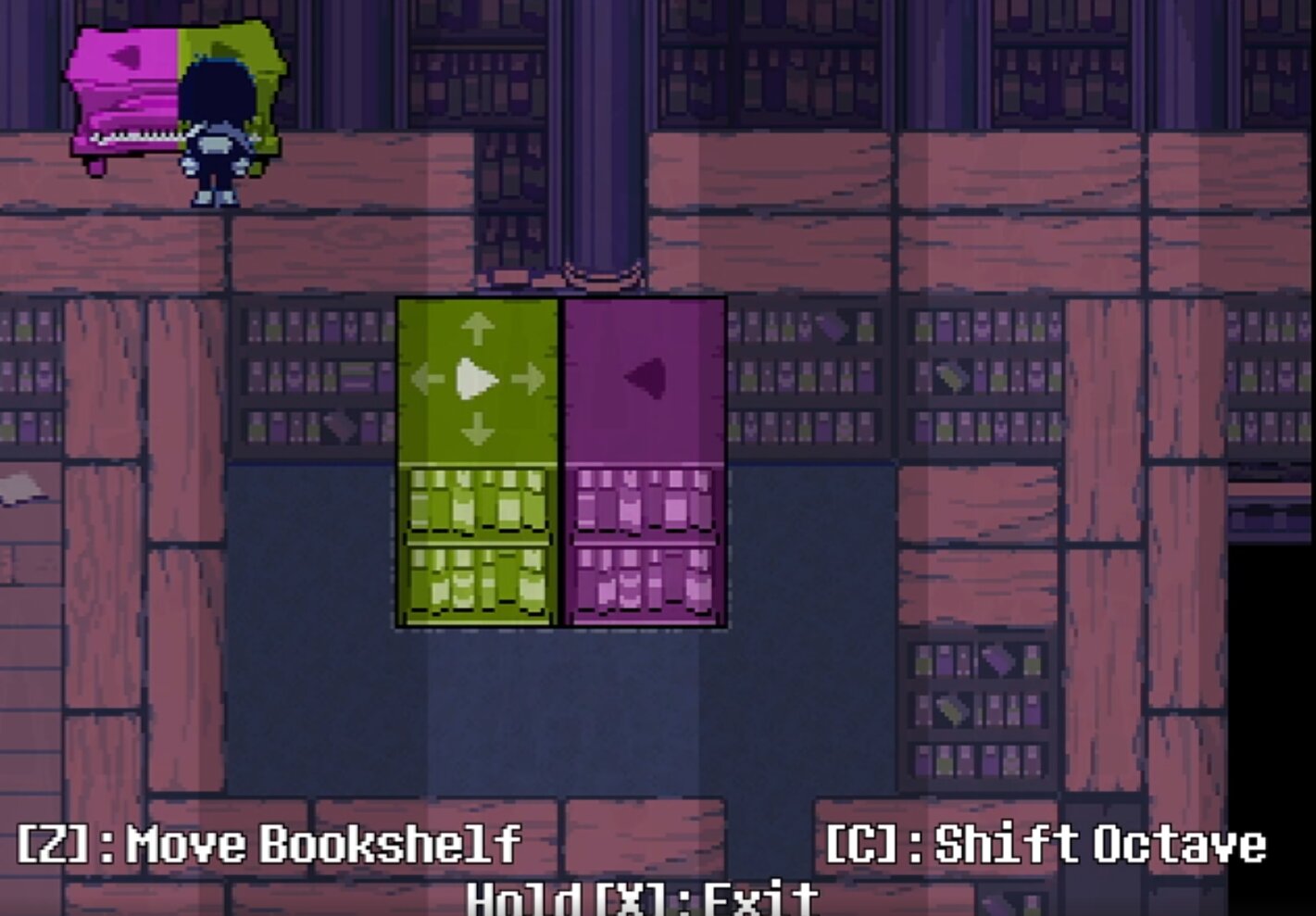 Как решить загадку с пианино и книжными шкафами в Deltarune