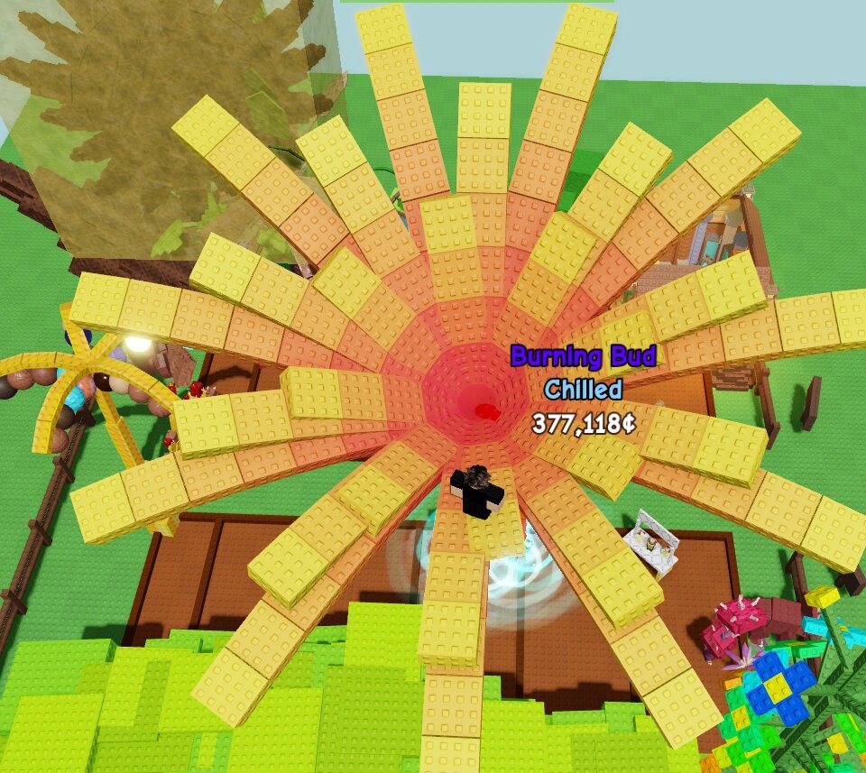 Все про горящий бутон в Roblox Grow a Garden: что делает и как получить