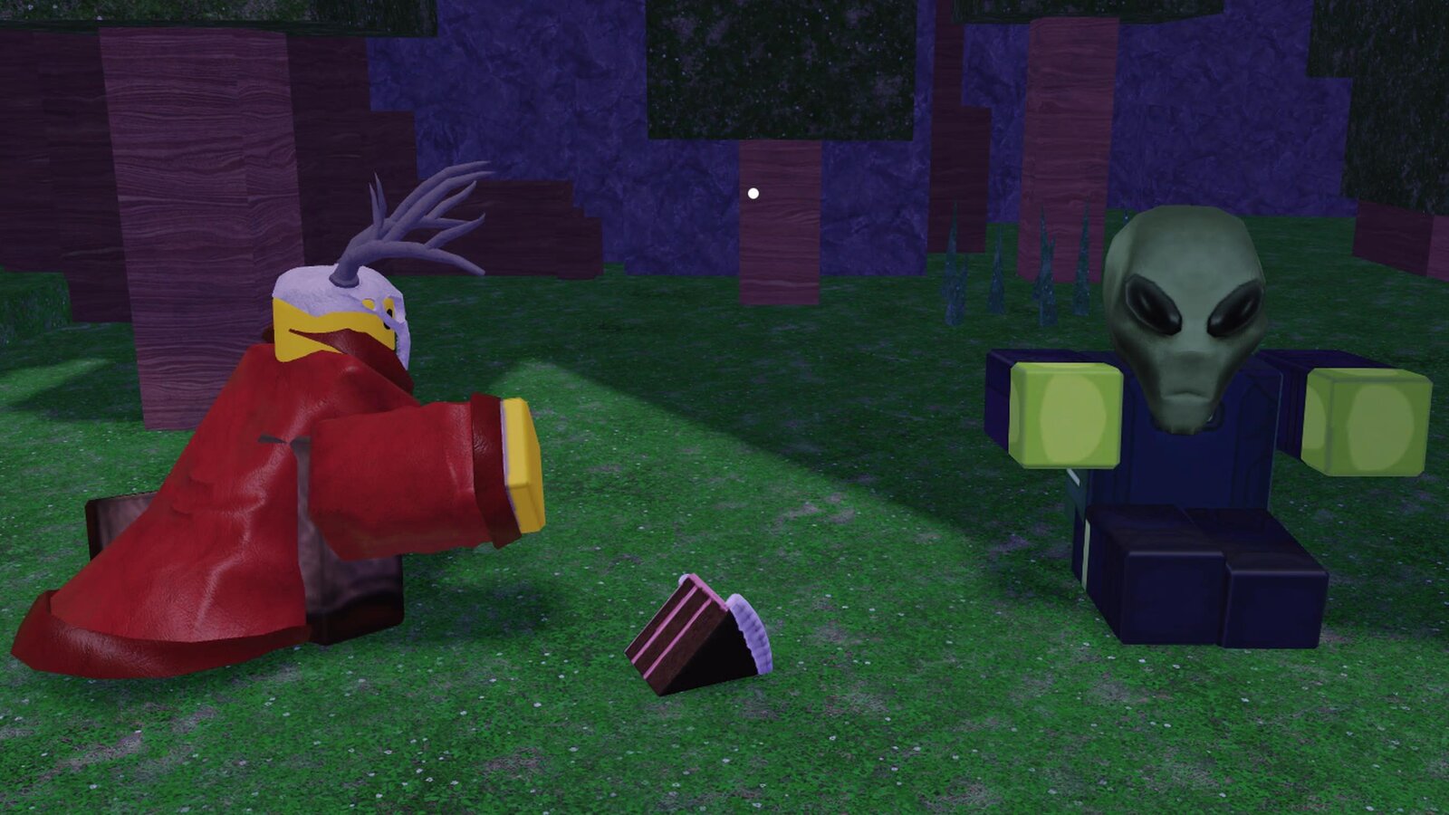 Все про пришельцев в Roblox 99 Nights in the Forest