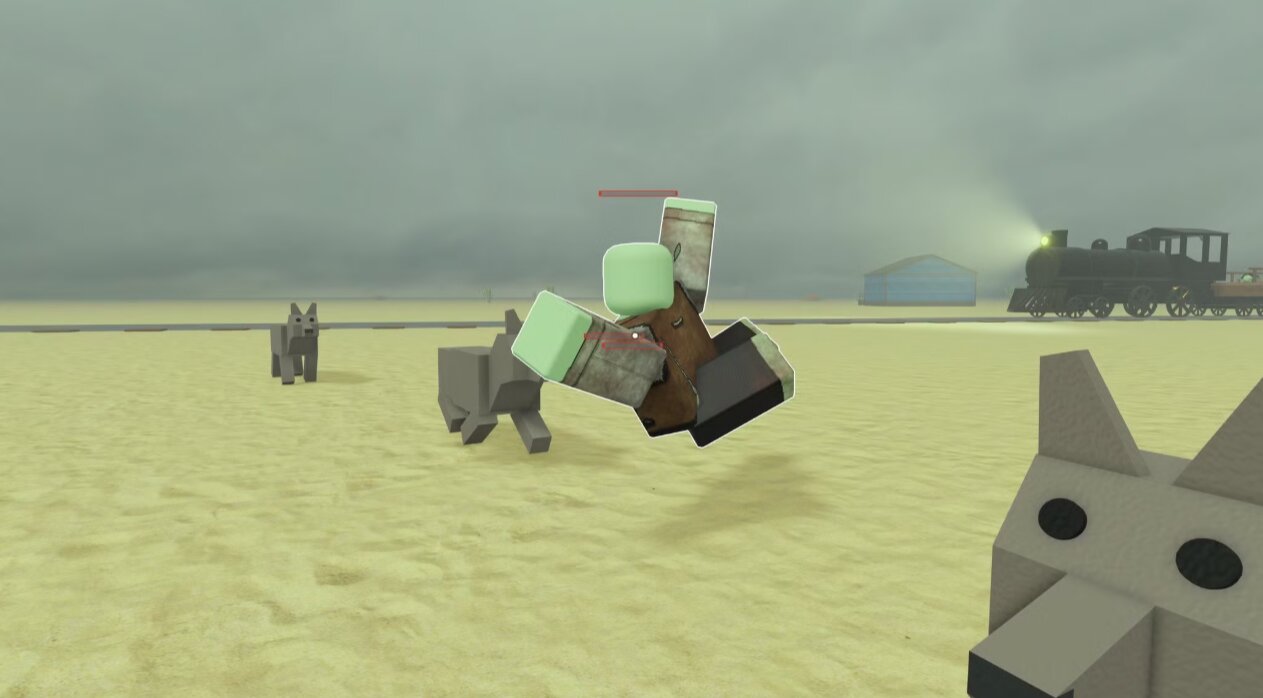 Волки в Roblox Dead Rails: как приручить и использовать