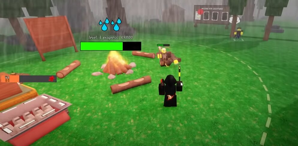 Все про выживание в Roblox 99 Nights in The Forest одному (в одиночку)