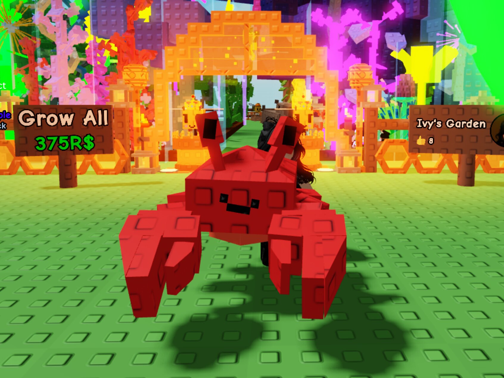 Все про краба в Roblox Grow a Garden: что делает и как получить