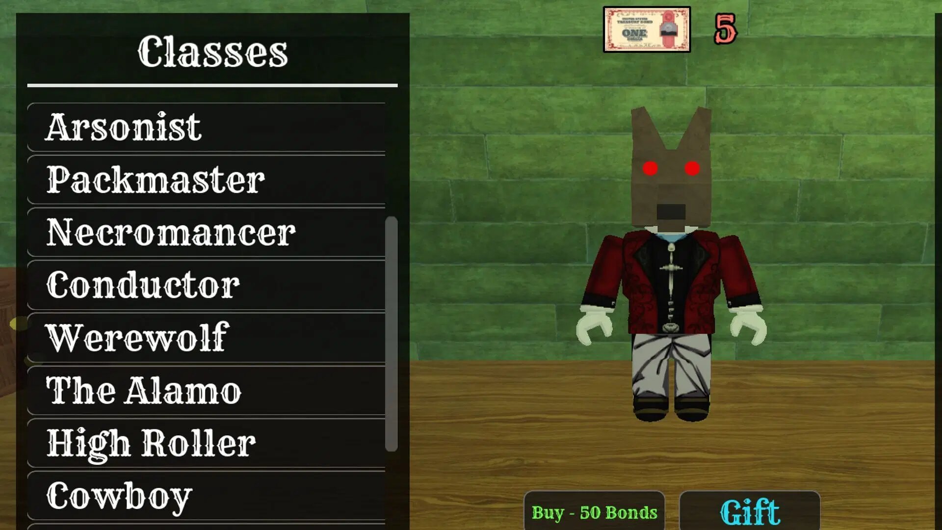 Все про класс Оборотень в Roblox Dead Rails