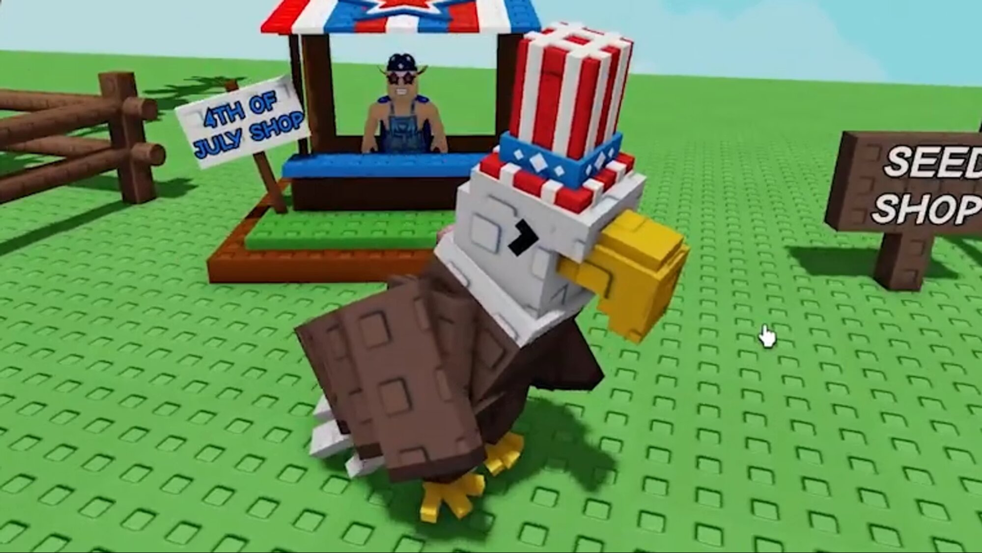 Все про орла в Roblox Grow a Garden: что делает и как получить