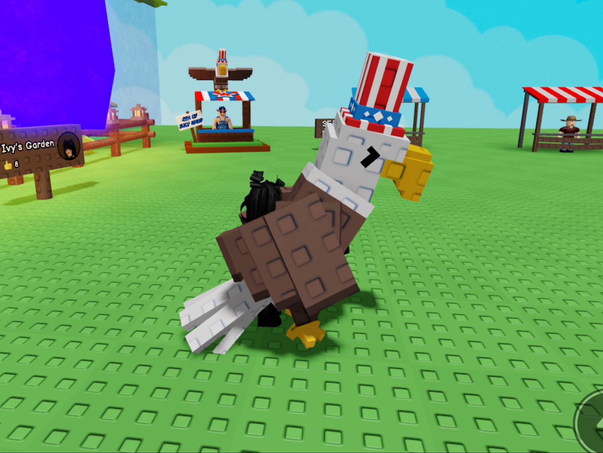 Все про орла в Roblox Grow a Garden: что делает и как получить