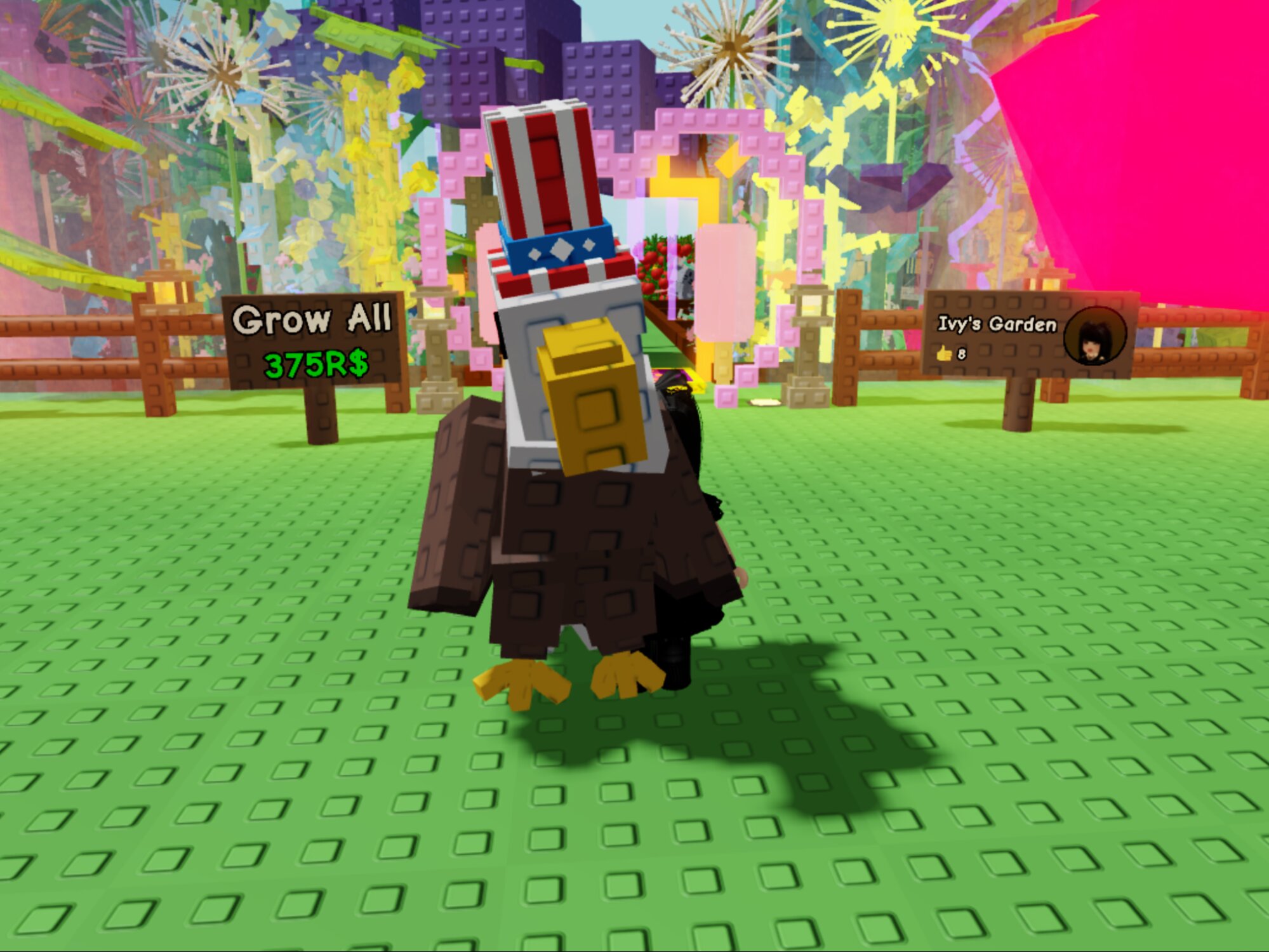 Все про орла в Roblox Grow a Garden: что делает и как получить