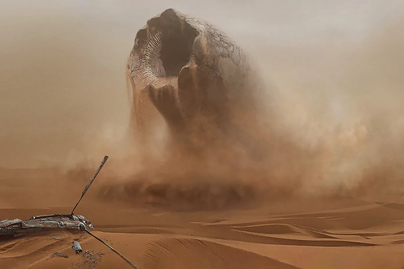 Все про песчаных червей в Dune Awakening — где встречаются и как выжить при встрече с ними