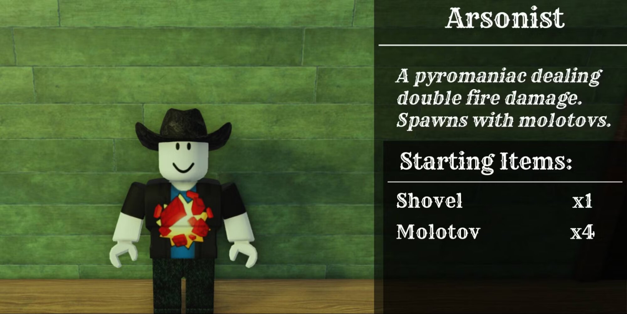 Все про класс Поджигателя в Roblox Dead Rails