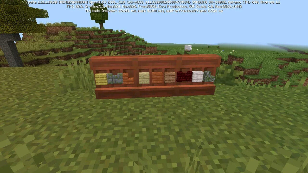 Полки в Minecraft 1.21.100