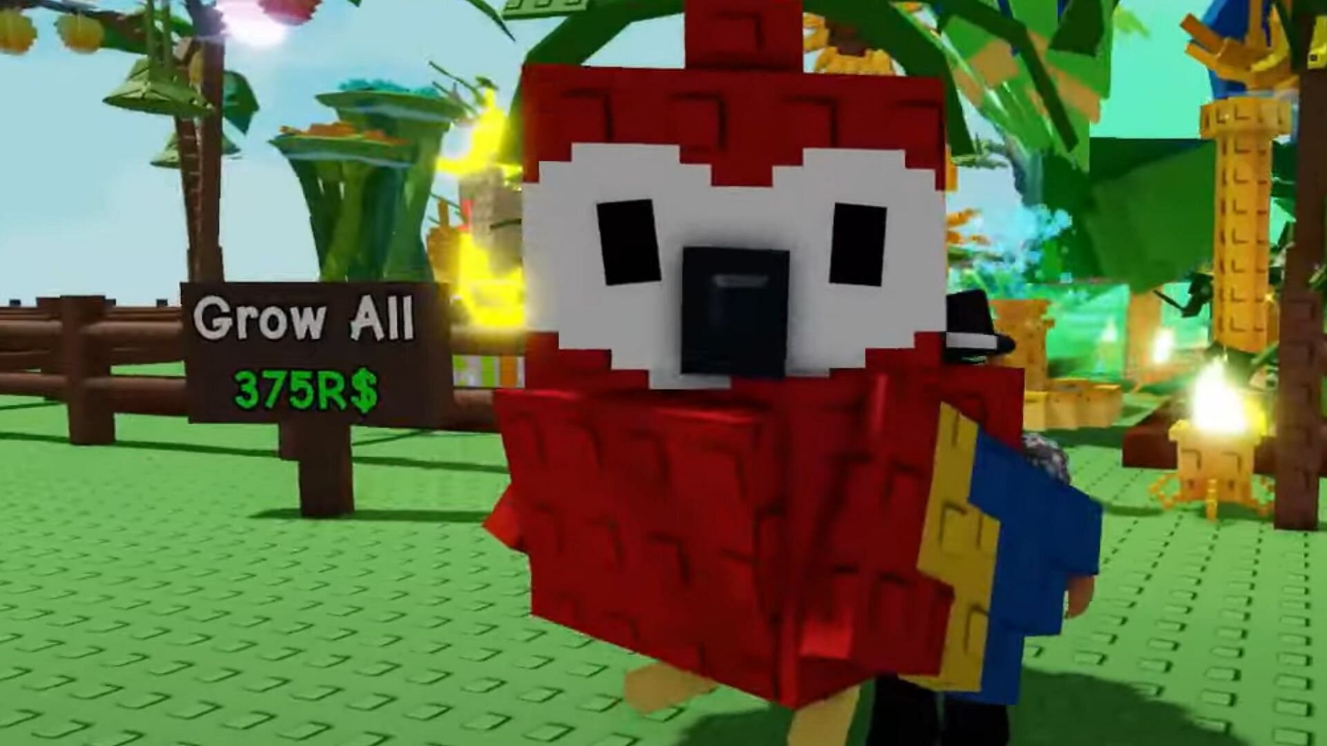 Все про попугая в Roblox Grow a Garden: что делает и как получить