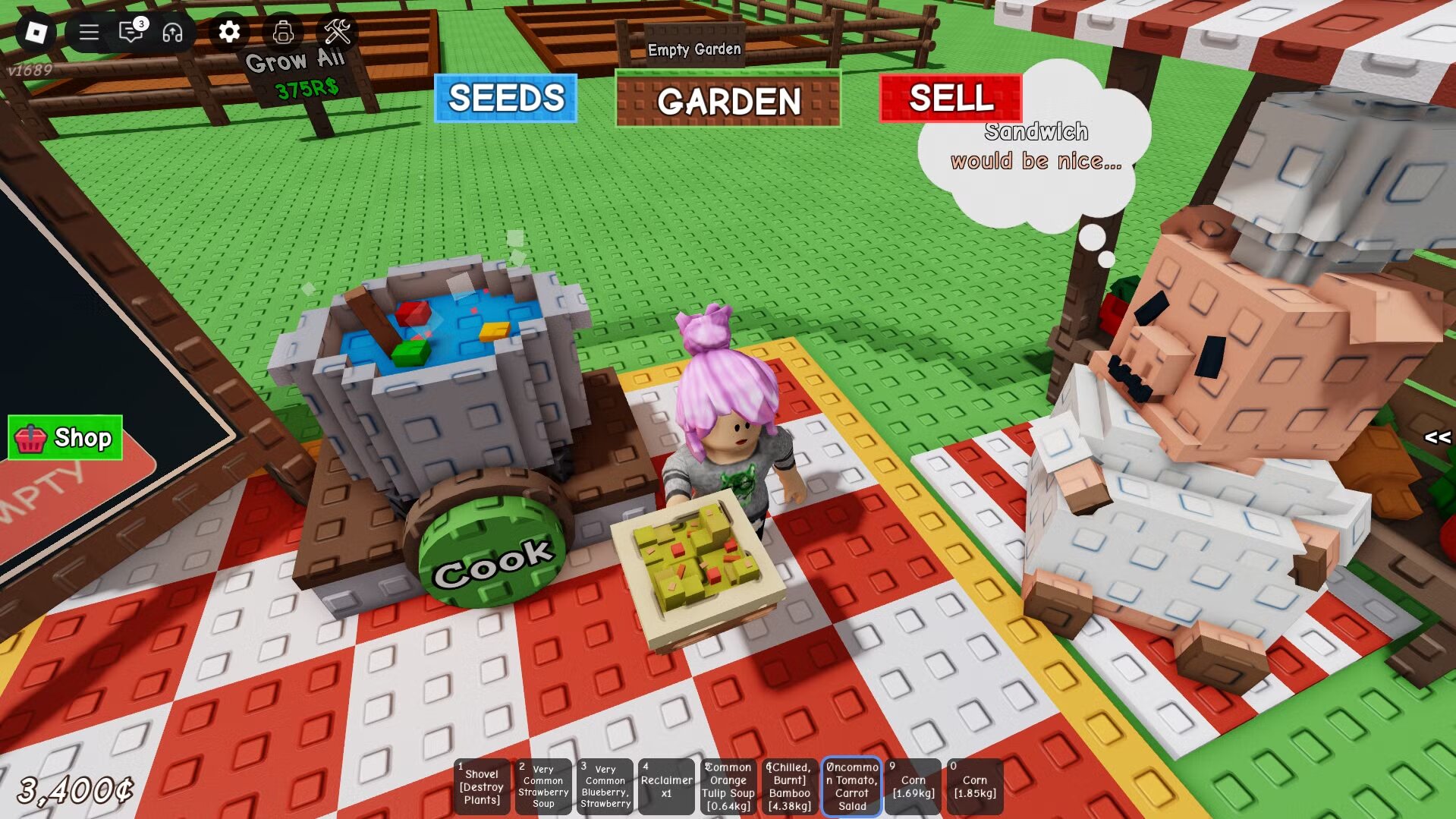 Все про салат в Roblox Grow a Garden: как готовить