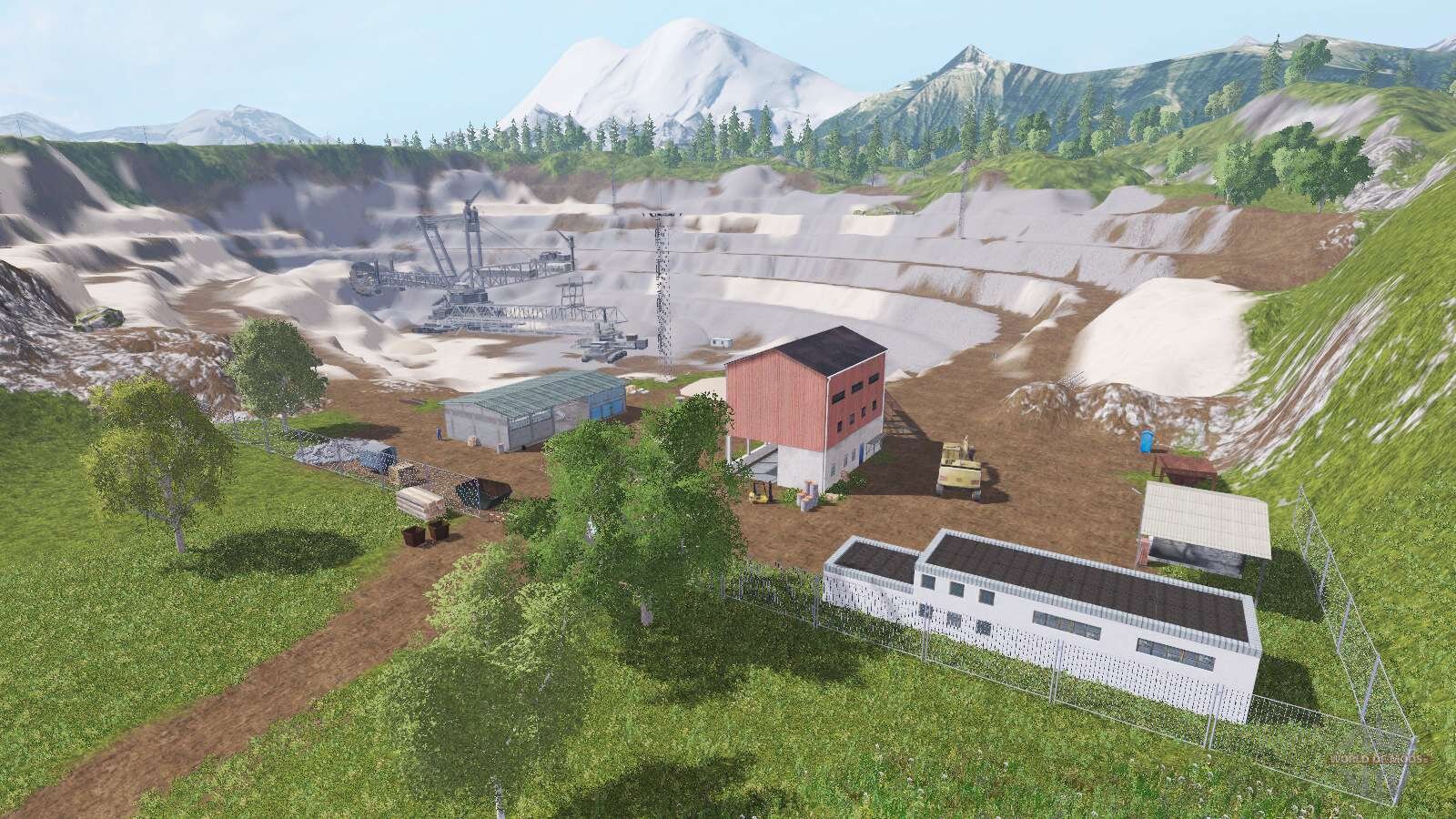 Скачать мод на карту Дары Кавказа для Farming Simulator 2017