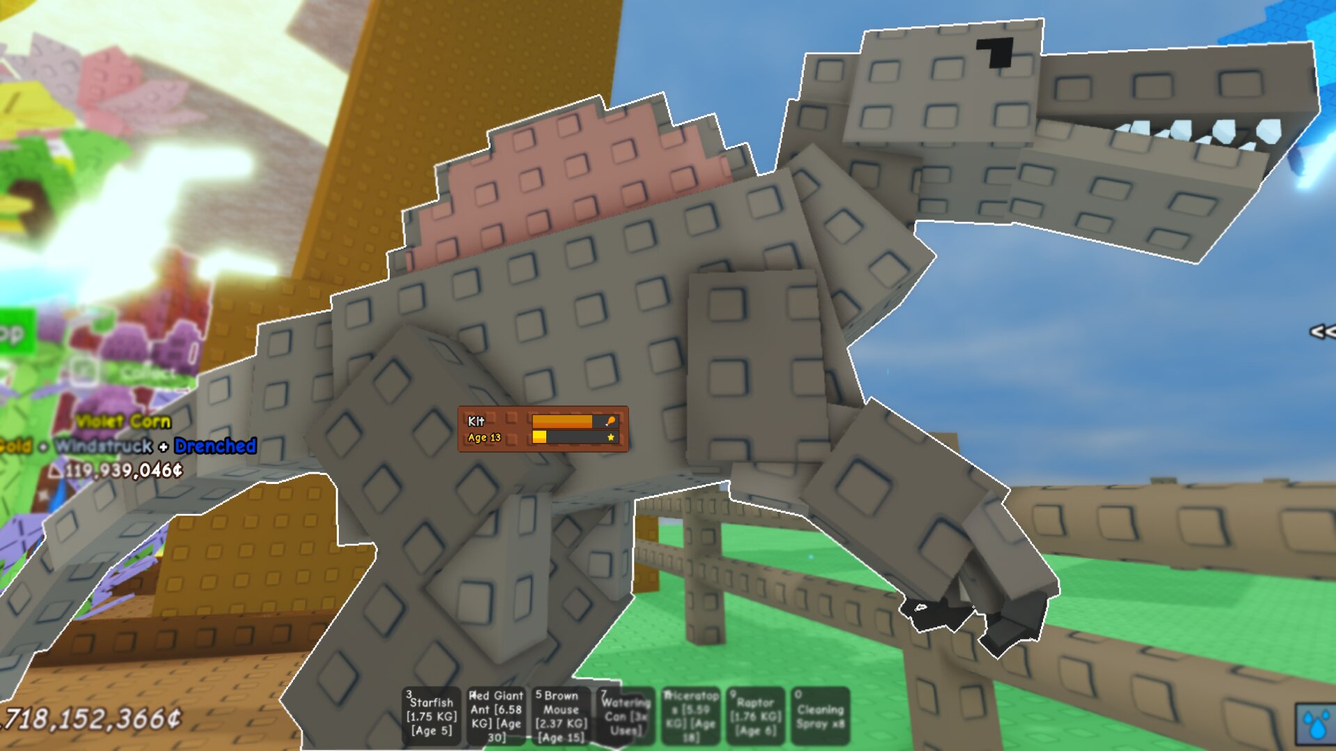 Все про спинозавра в Roblox Grow a Garden: что делает и как получить
