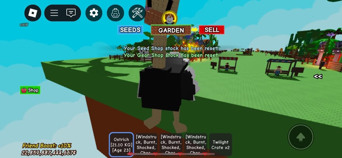 Все про страуса в Roblox Grow a Garden: что делает и как получить