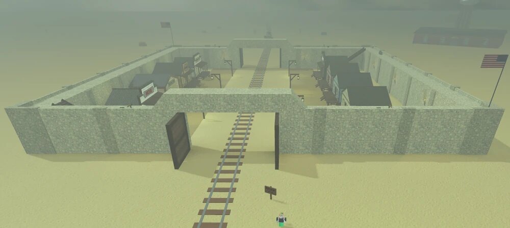 Все про укрепленный город в Roblox Dead Rails