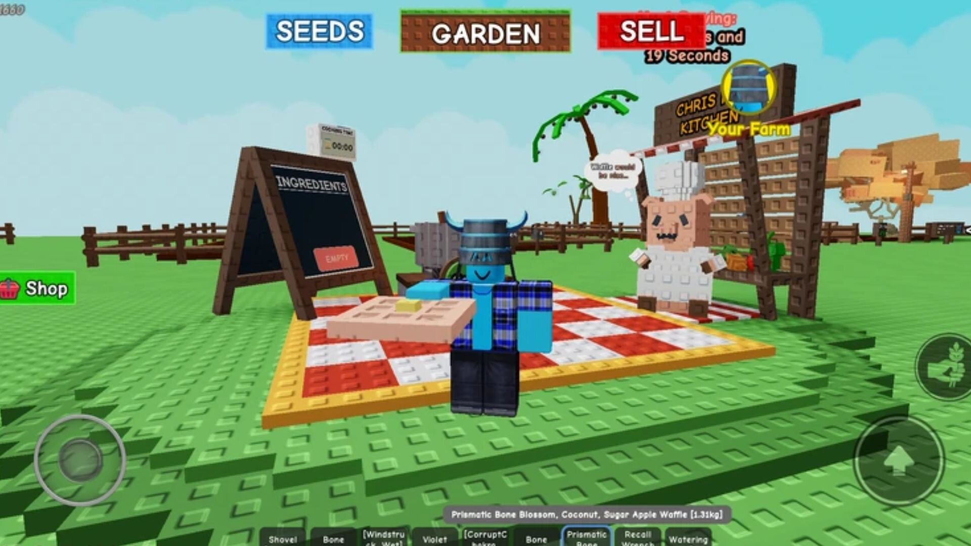 Все про вафли в Roblox Grow a Garden: как готовить