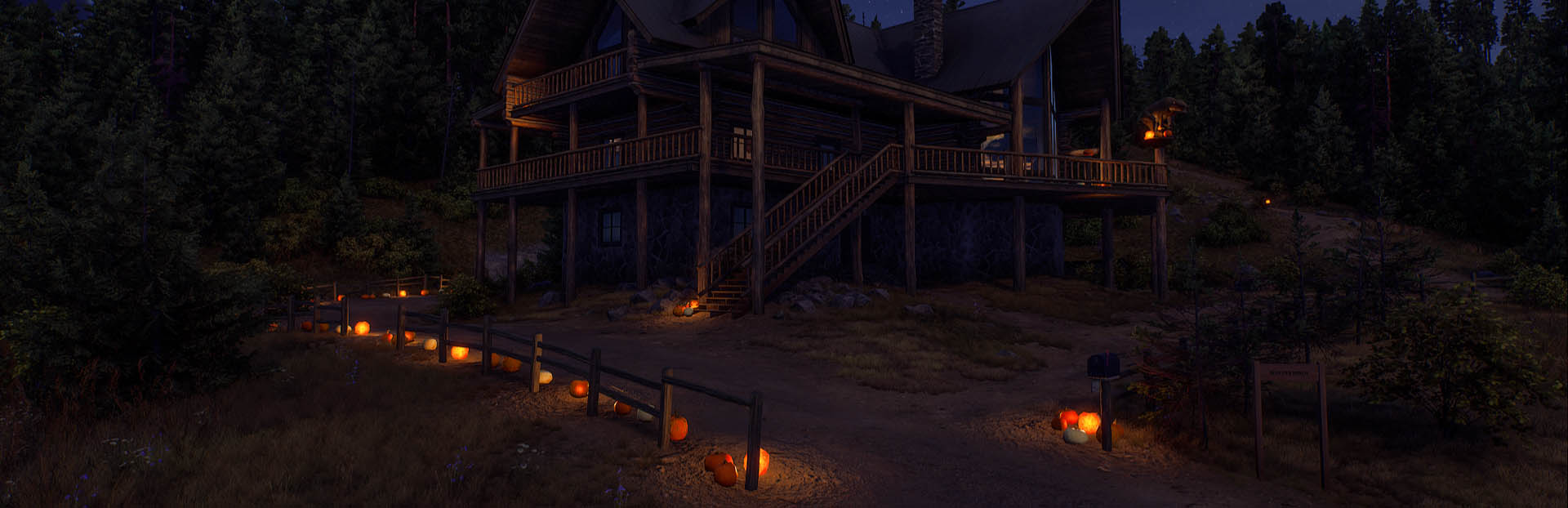 Патч 1.19 добавил в симулятор охоты Way of the Hunter хэллоуинский ивент