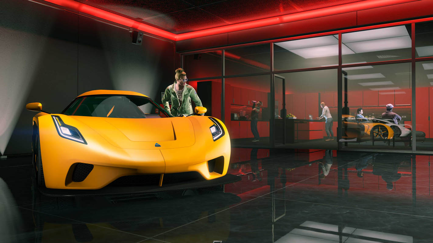 В GTA Online стал доступен новый многоуровневый гараж