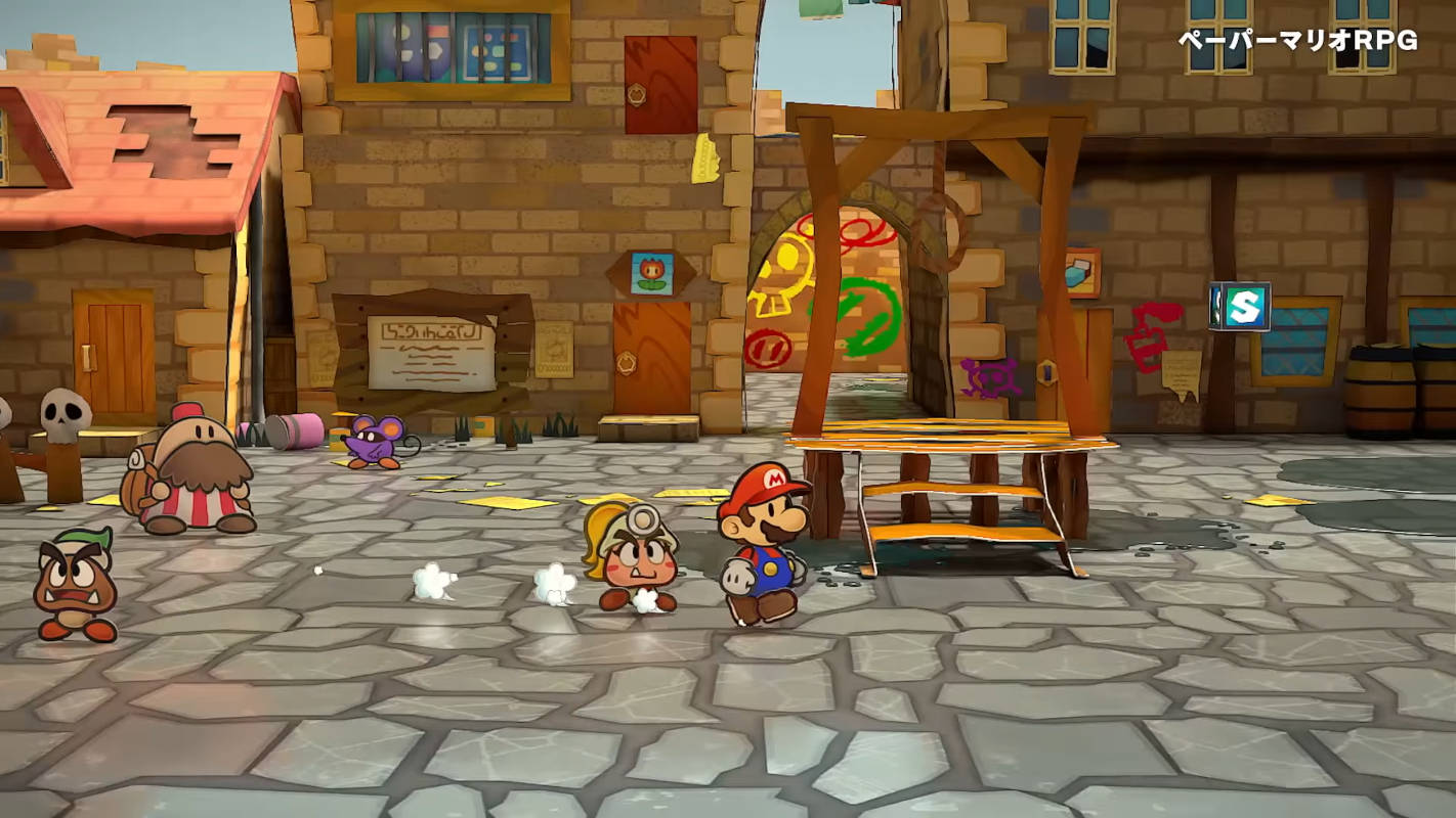 Вышел обзорный ролик ремейка Paper Mario: The Thousand-Year Door