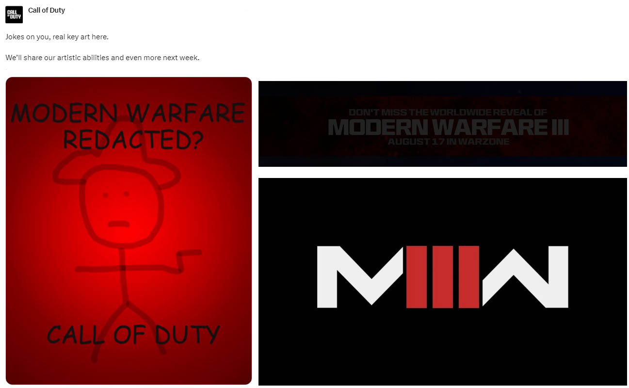 Утечка: Call of Duty Modern Warfare 3 – вышли ключевые арты
