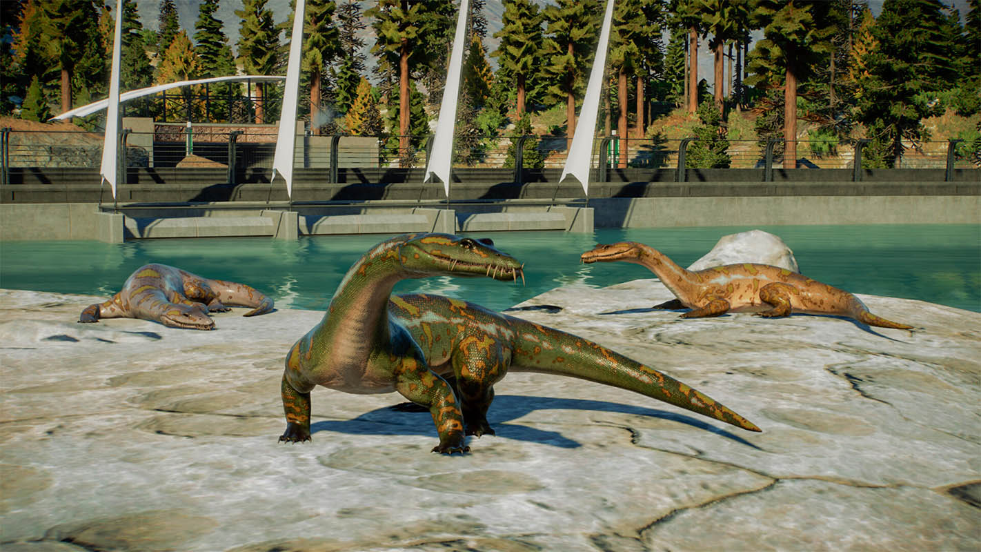 Для Jurassic World Evolution 2 вышел набор с морскими ящерами