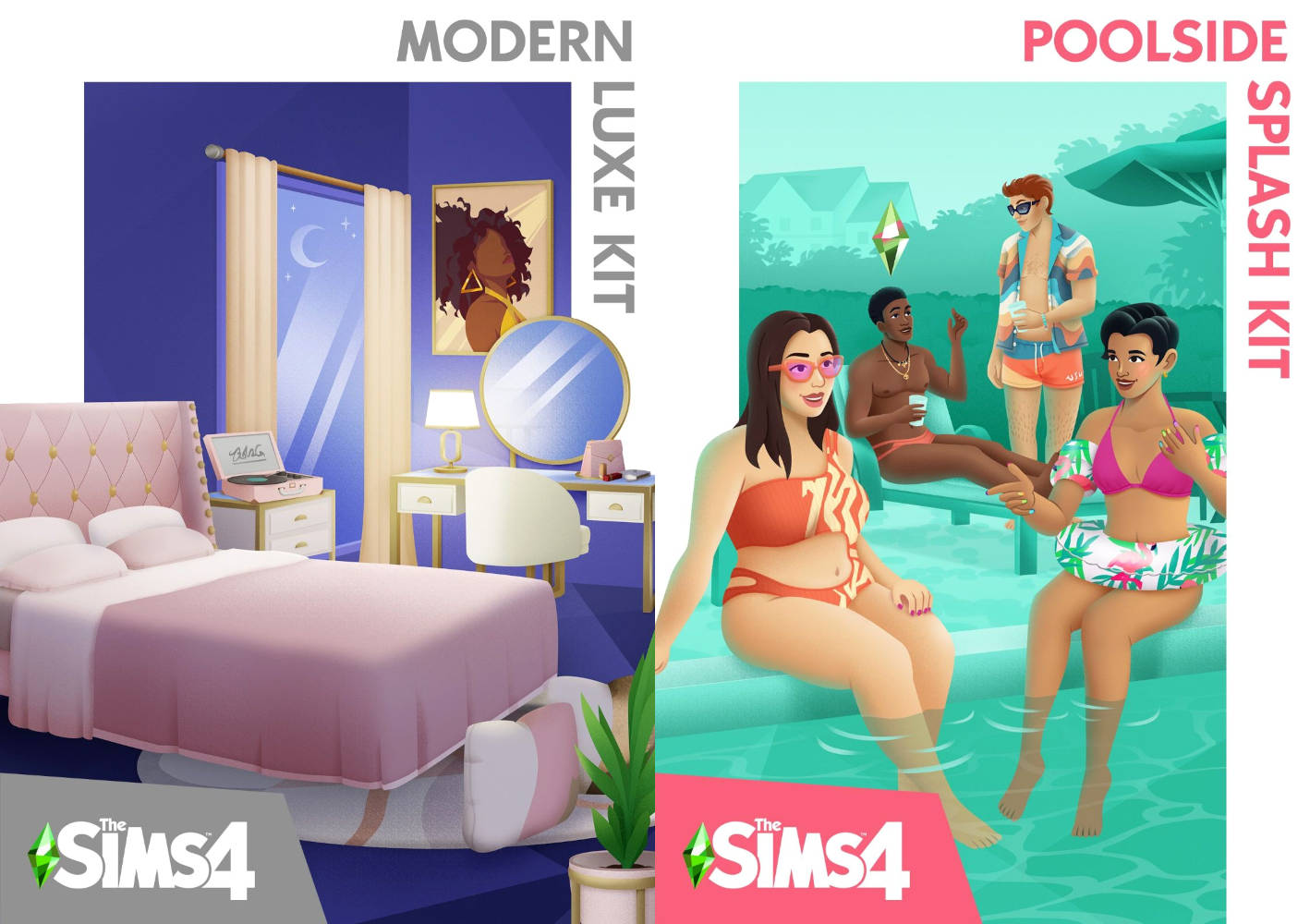 Утечка: The Sims 4 получит комплекты Modern Luxe и Poolside Splash