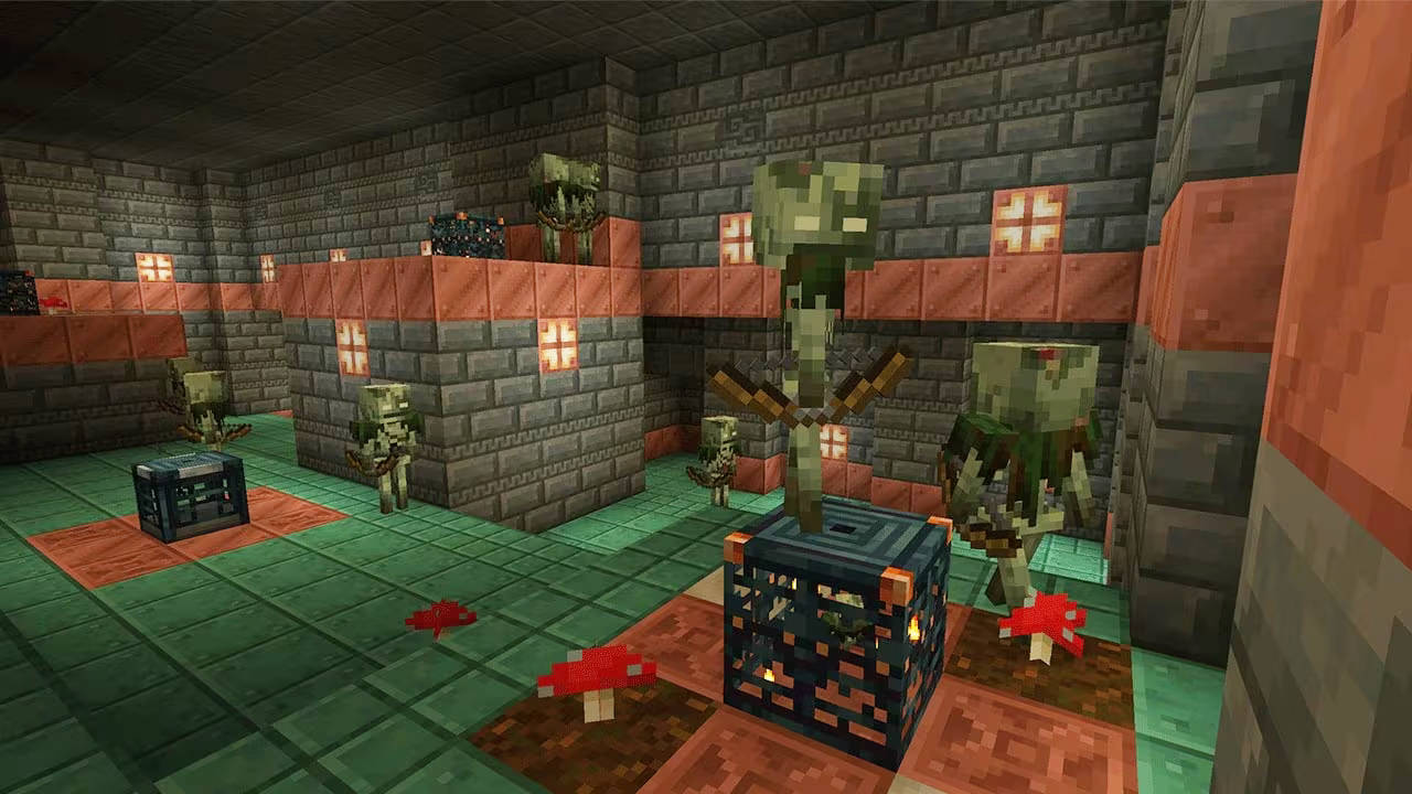 Для Minecraft выпустили снапшот 24w07a с болотными скелетами