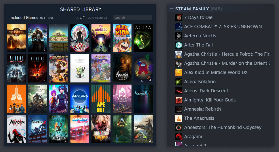 В бета-версии Steam стали доступны семейные группы