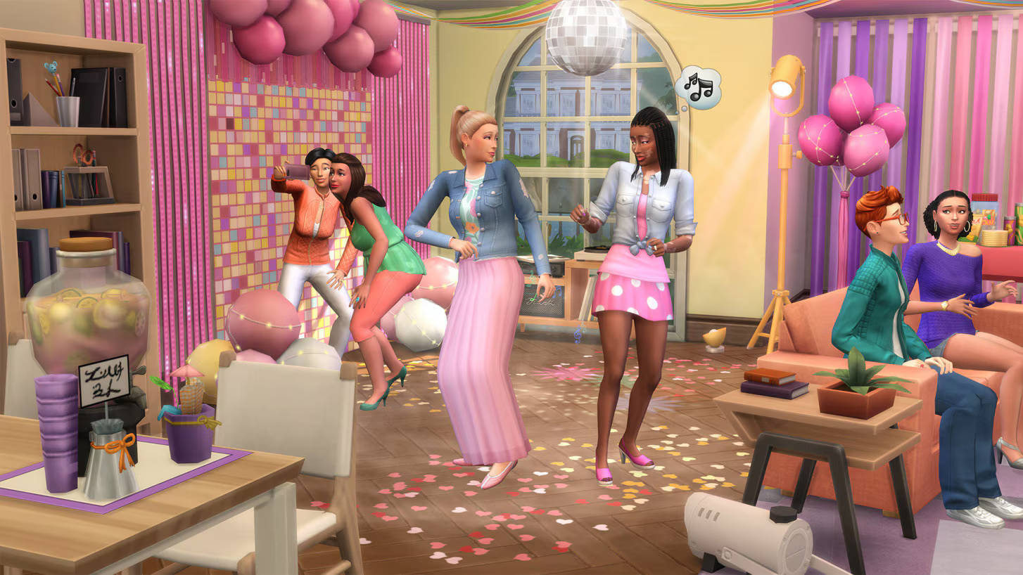 В апреле The Sims 4 получит комплекты про вечеринки и модные наряды