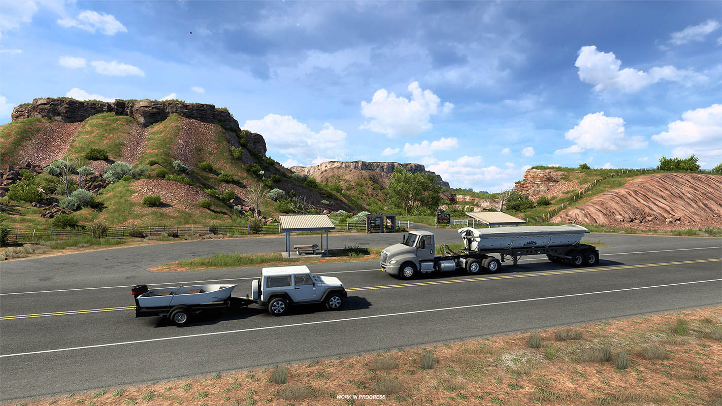 American Truck Simulator – опубликован геймплей DLC про Оклахому