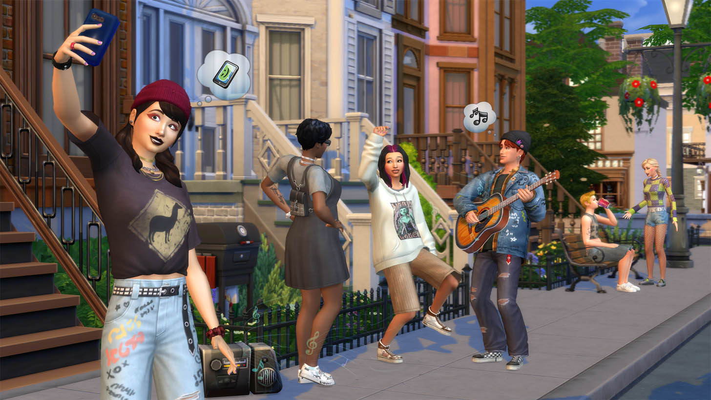 The Sims 4 получит комплекты, посвященные гранжу и книгам