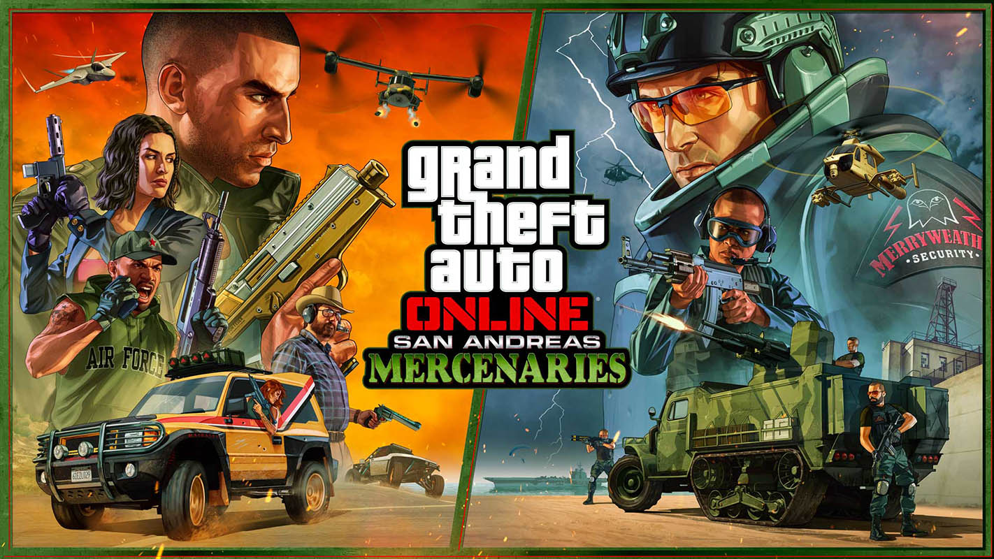 Для GTA Online выпустили обновление San Andreas Mercenaries