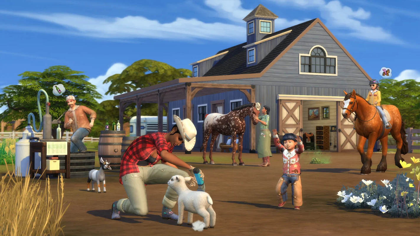 Утечка: для The Sims 4 выпустят DLC с лошадьми Horse Ranch