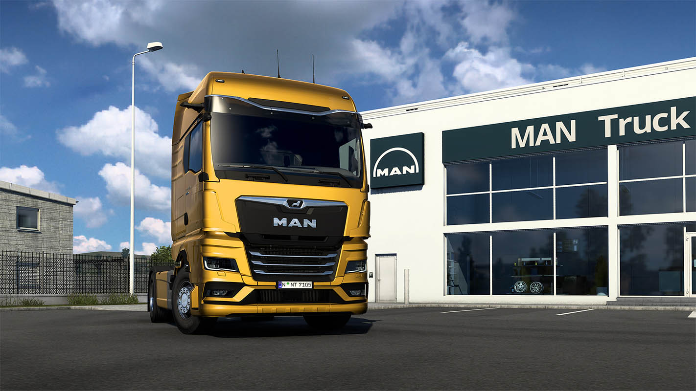 В  Euro Truck Simulator 2 ввели тягач MAN TG3 TGX