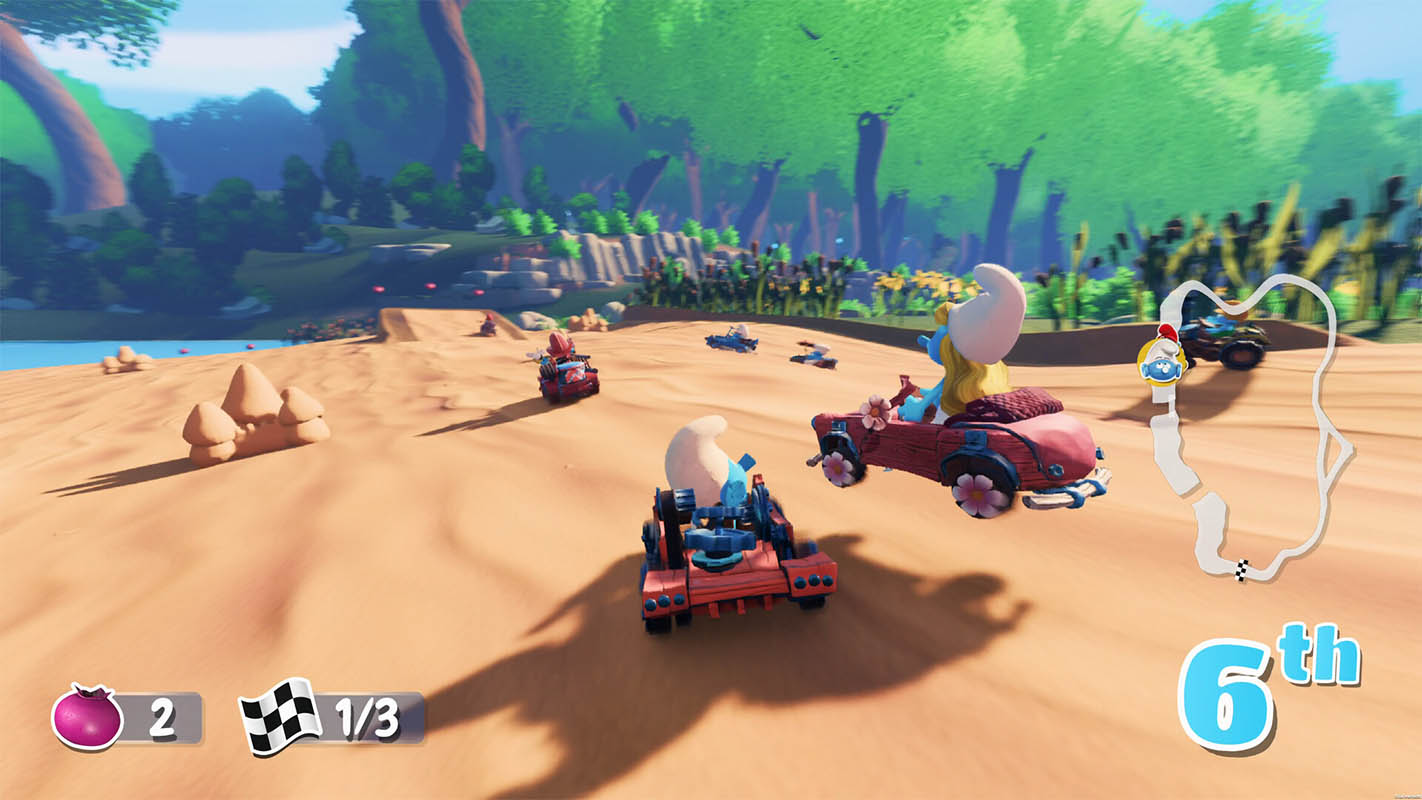 Smurfs Kart – гномья гонка выйдет на Xbox и PlayStation в августе