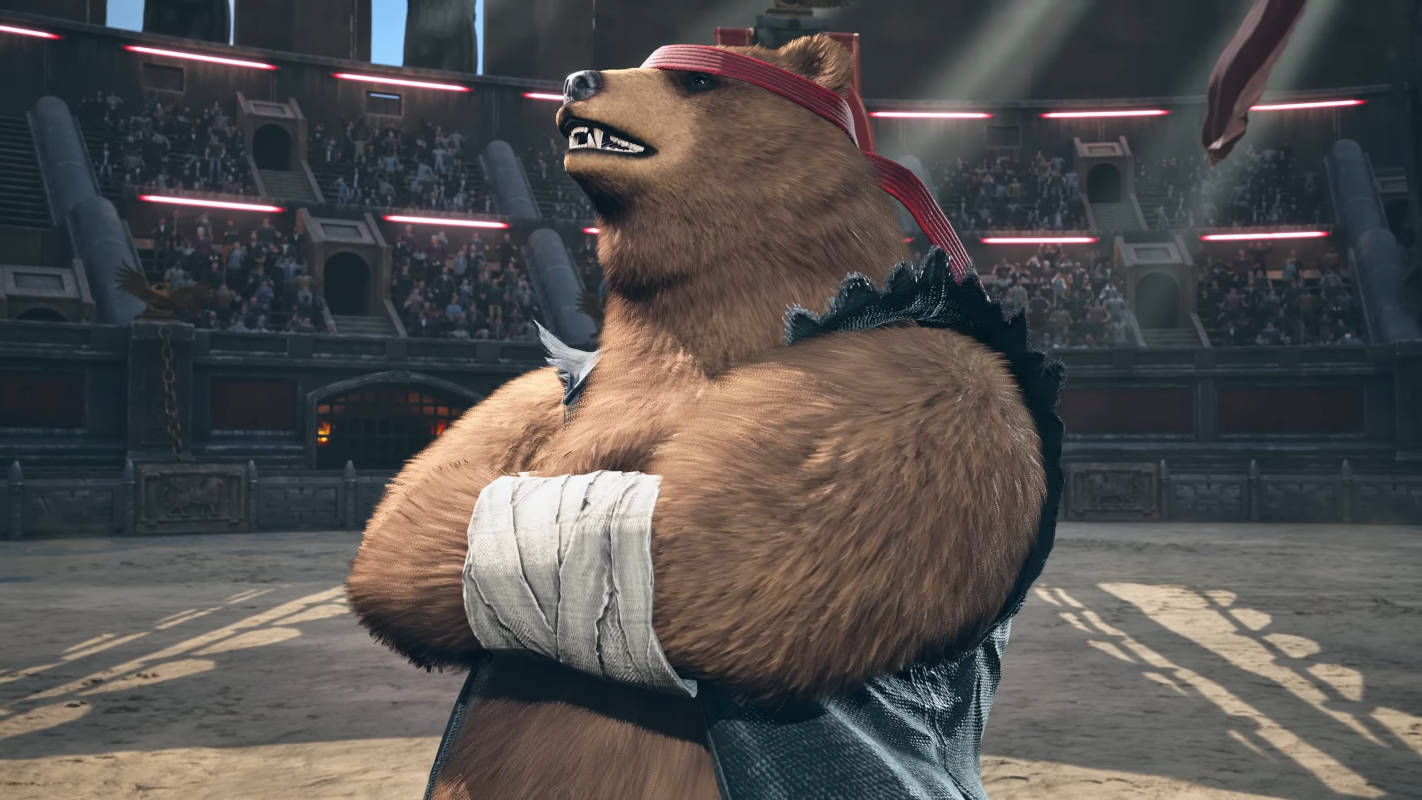 Медведь Кума из файтинга Tekken 8 получил трейлер с геймплеем