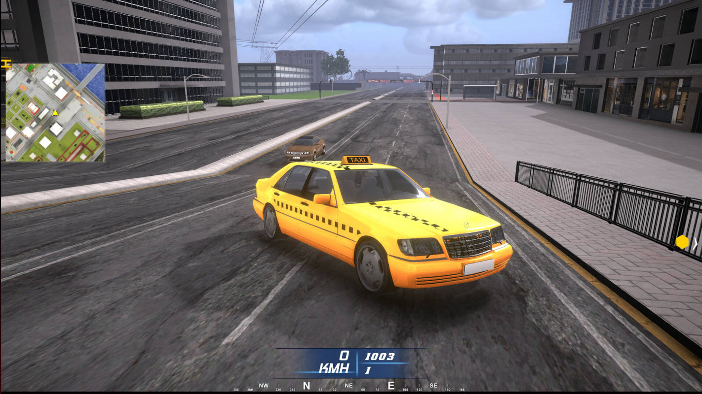 На ПК вышел Taxi Simulator in City – симулятор таксиста