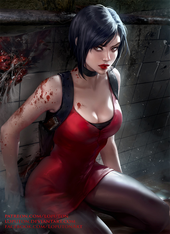 Пятничный арт на Аду Вонг из Resident Evil