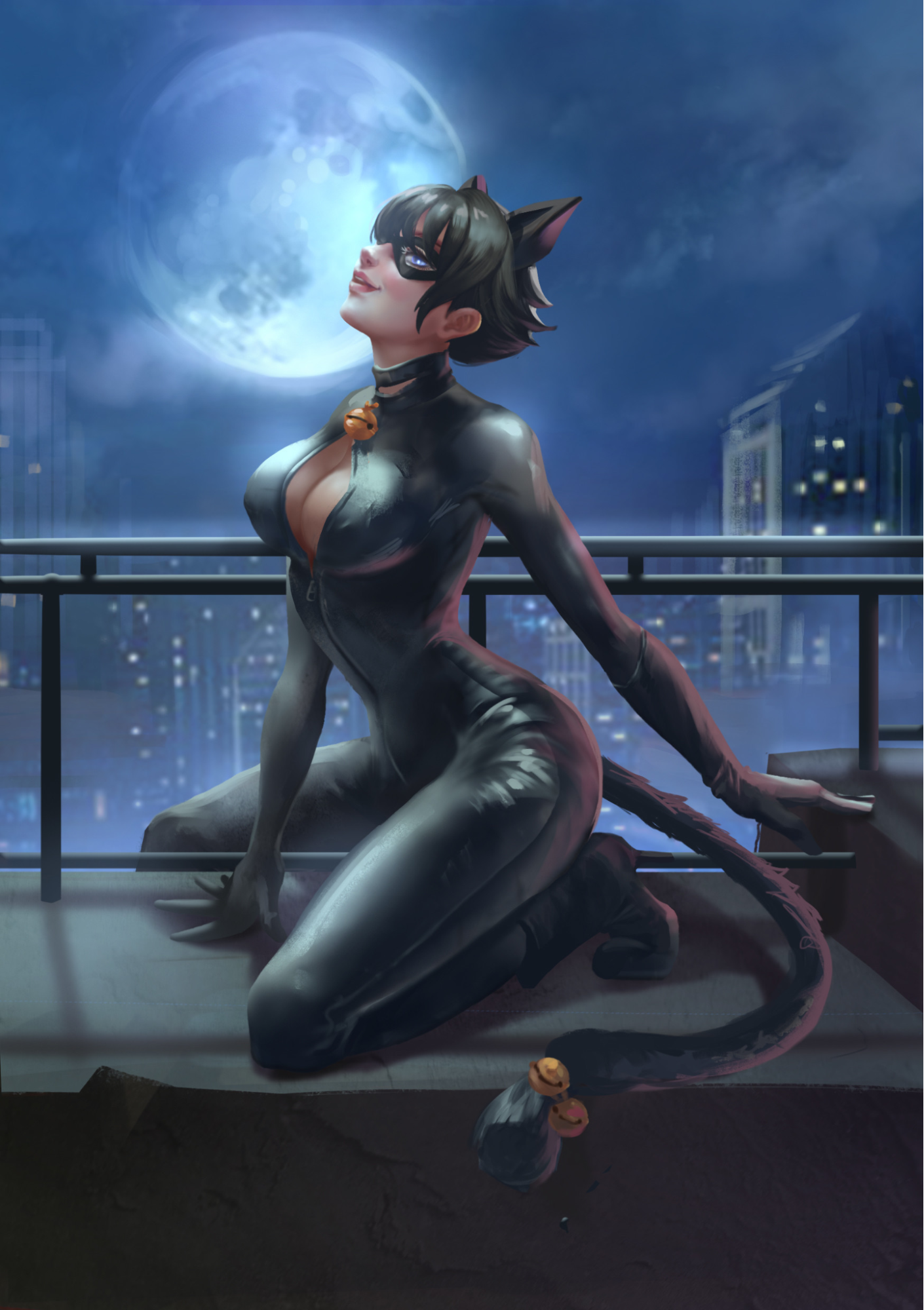 Арт на Женщину-кошку из DC Comics