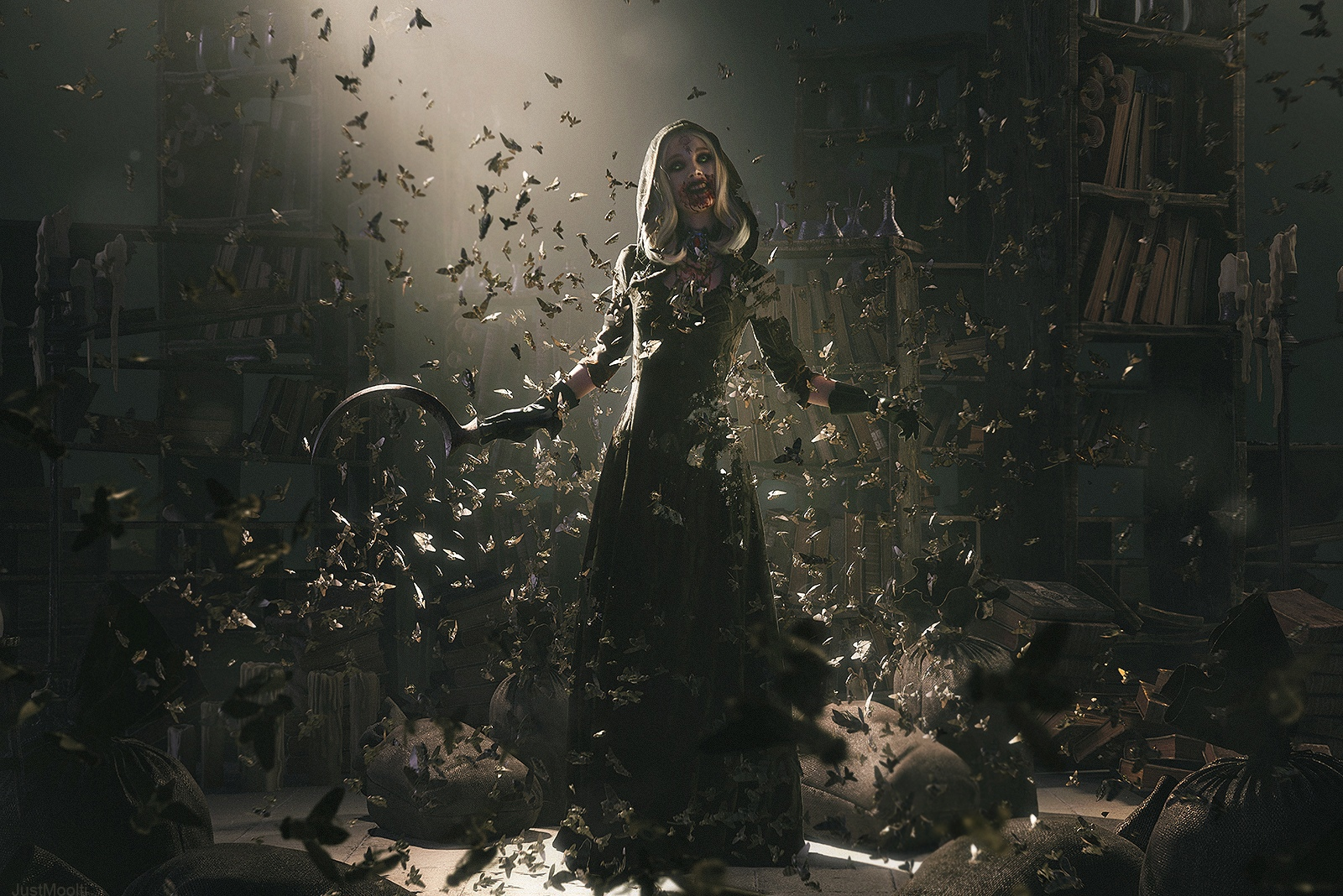 Косплей на ведьм из Resident Evil: Village — дочери Леди Димитреску