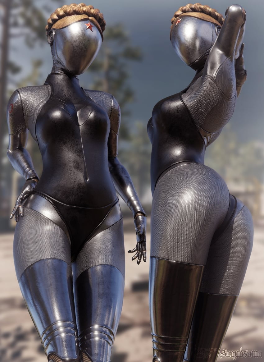 Арты на Близняшек (Twins) из Atomic Heart — балерины-роботы