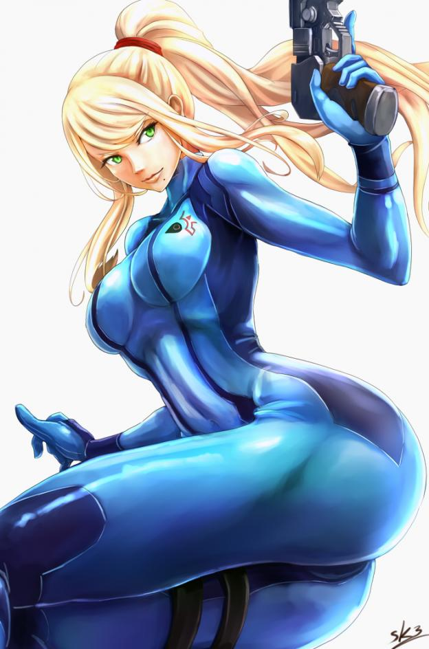Zero suit samus anime