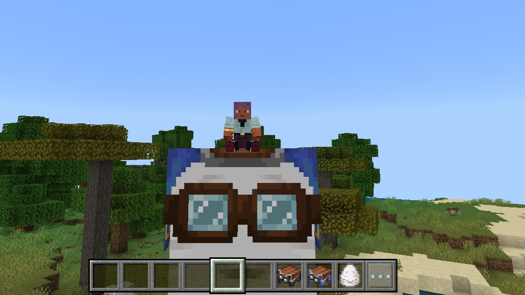 Полет на гасте в Minecraft 1.21.90