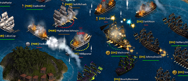 Seafight браузерная игра про корабли