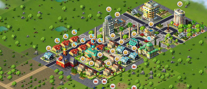 браузерная игра строительство Rising Cities
