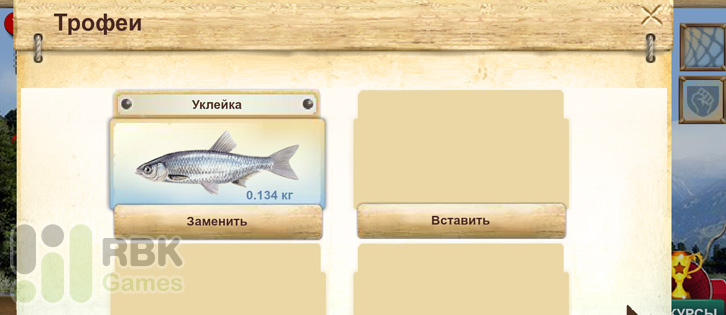 Рекордная рыба в игре На рыбалку