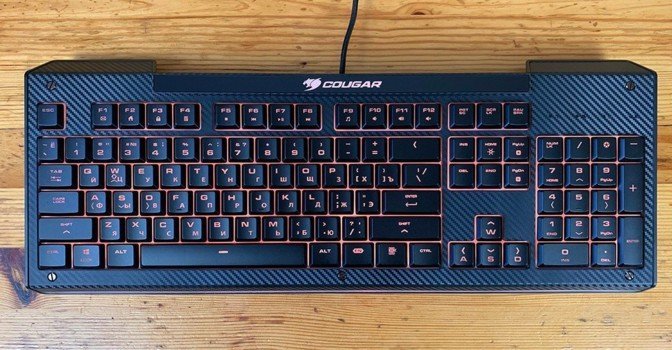 Обзор мембранной геймерской клавиатуры Cougar Aurora S+