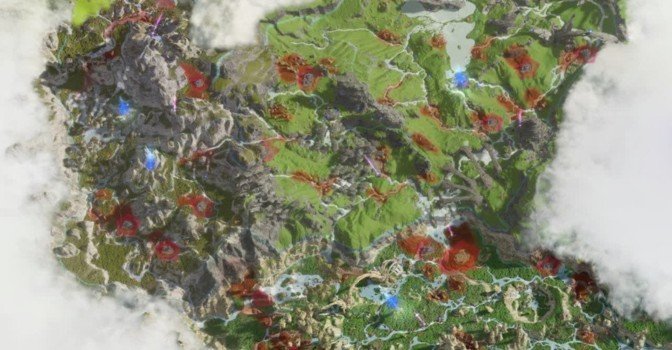 Интерактивная карта Avatar: Frontiers of Pandora